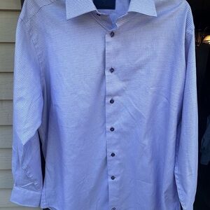David Donahue Purple Dress Shirt